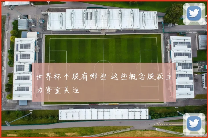 世界杯个股有哪些 这些概念股获主力资金关注